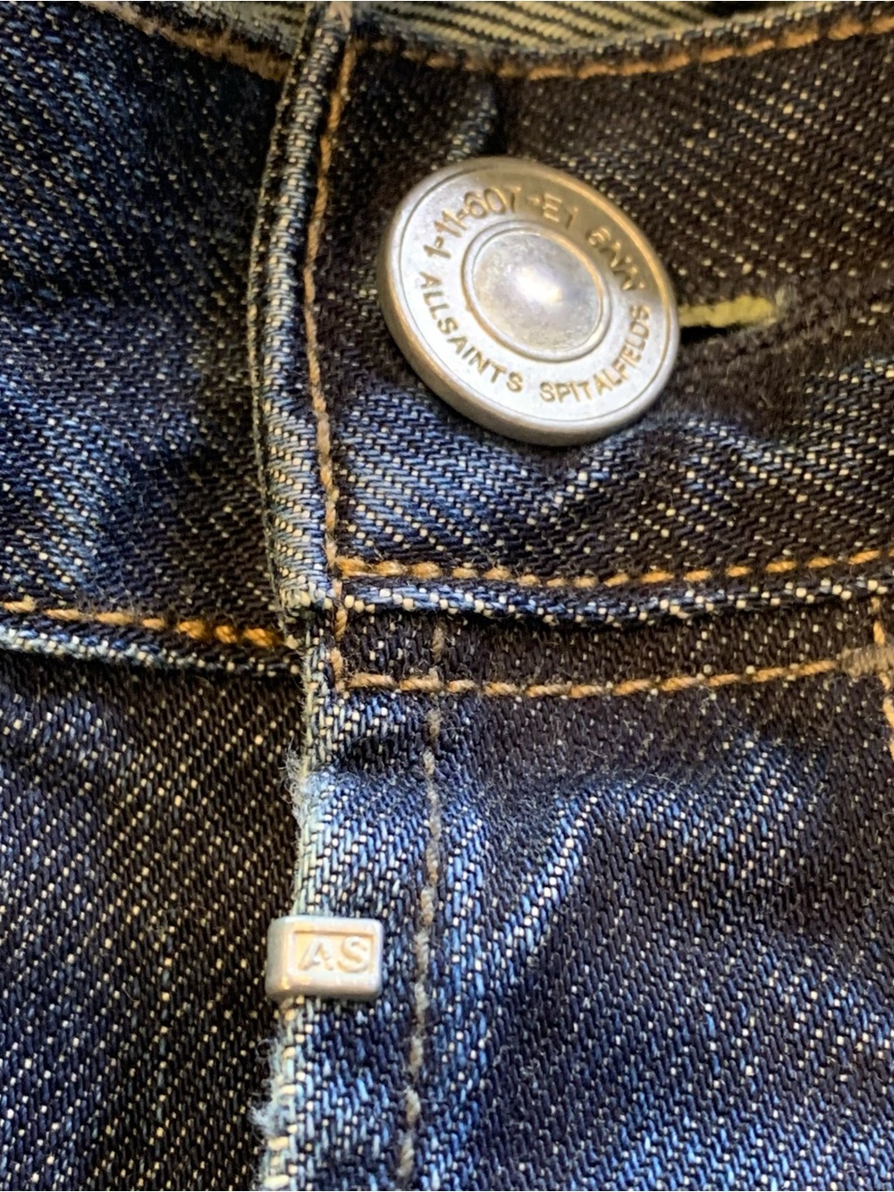 All Saints Pistol Jeans Size 28 Distressed - Picture 6 of 9